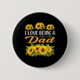 Sonnenblumen-Geschenke für Papa Schwangerschaftsan Button