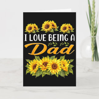 Sonnenblumen-Geschenke Für Papa Schwangerschaftsan Karte