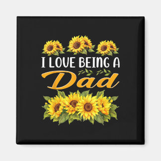 Sonnenblumen-Geschenke für Papa Schwangerschaftsan Magnet