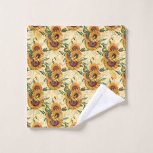 Sonnenblumen-Geschenke Sonnenblumen-Drehung umge Waschlappen