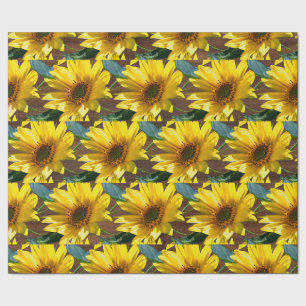 Sonnenblumen Geschenkpapier