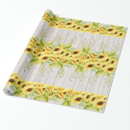 Sonnenblumen Geschenkpapier