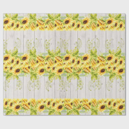 Sonnenblumen Geschenkpapier