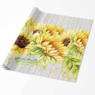 Sonnenblumen Geschenkpapier
