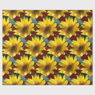 Sonnenblumen Geschenkpapier