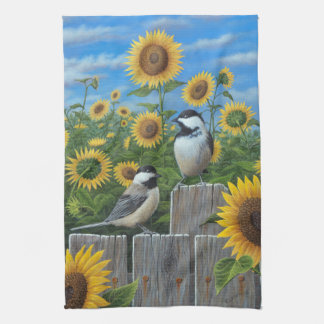 Sonnenblumen Geschirrtuch