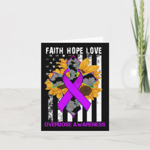 Sonnenblumen Glaube Hoffnung Liebe Kreuz und Fahne Karte