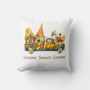 Sonnenblumen-Gnome in einem LKW Gnom süßer Gnom Kissen