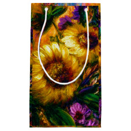 "Sonnenblumen Gold" Kleine Geschenktüte