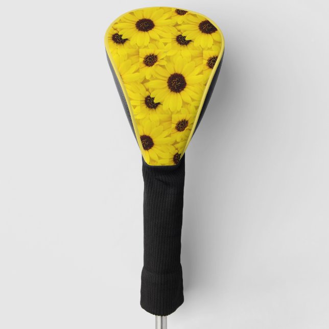 Sonnenblumen Golf Headcover (Vorderseite)