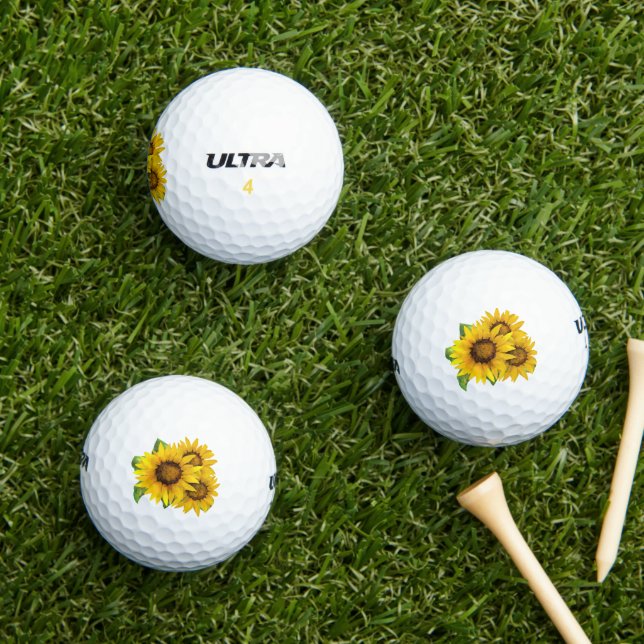 Sonnenblumen Golfball (Insitu Gras)