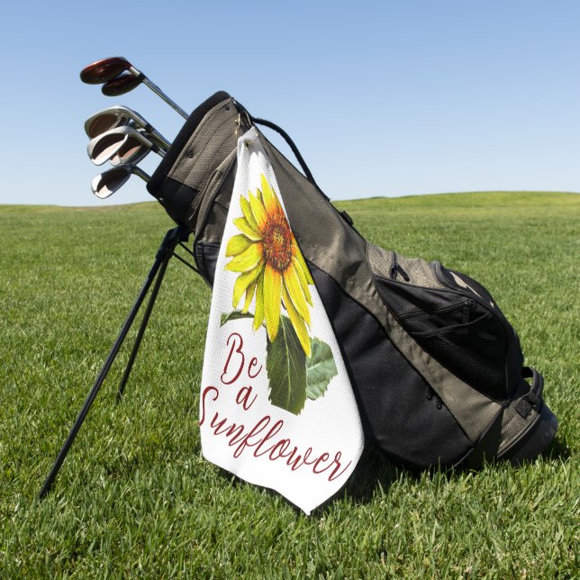 Sonnenblumen-Golfhandtuch Golfhandtuch (Gras)