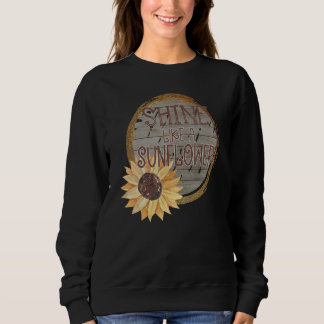 Sonnenblumen Grafischer Sommer Niedlich Lässig 5 Sweatshirt