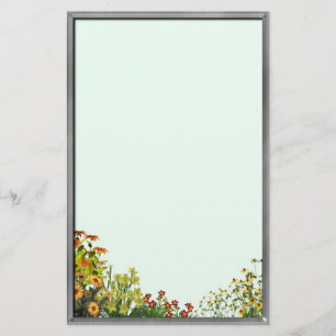 Sonnenblumen Grunge Stationery Briefpapier