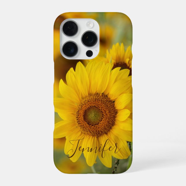 Sonnenblumen-Handyhülle iPhone Case Hülle (Rückseite)