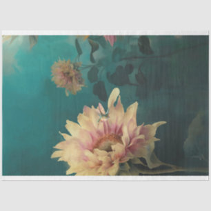 Sonnenblumen Heiligtum Hummingbird & Floral Seidenpapier