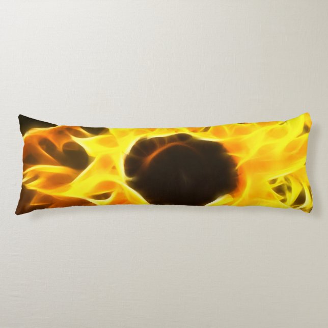 Sonnenblumen Hell Seitenschläferkissen (Vorderseite)
