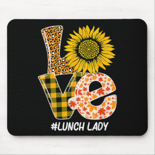 Sonnenblumen Herbst Liebe Mittagessen Lady Funny D Mousepad