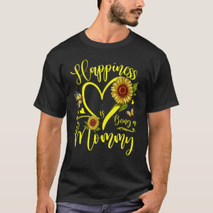 Sonnenblumen Herzglücke ist eine Mami T-Shirt