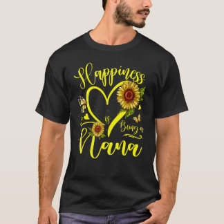 Sonnenblumen Herzglücks ist eine Nana T-Shirt