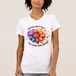 Sonnenblumen-Hippies Zitat Sonnenblumen Herbst T-Shirt
