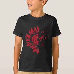 Sonnenblumen HIV Aids Gehirnaneurysma Stroke Coole T-Shirt