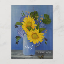 Sonnenblumen Hochzeit Danke