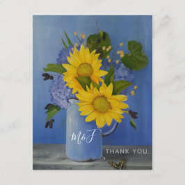 Sonnenblumen Hochzeit Danke