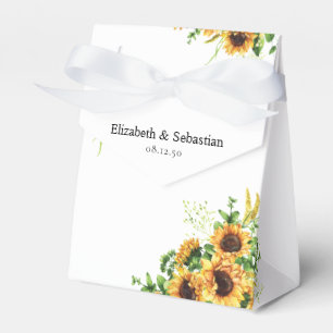 Sonnenblumen-Hochzeitsgeschenkbox Geschenkschachtel