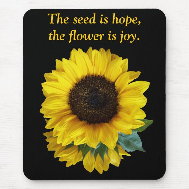Sonnenblumen Hope & Joy Mousepad (Vorne)
