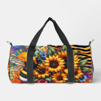 Sonnenblumen, Hummeln