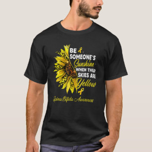 Sonnenblumen Ihre Himmel sind gelbe Spina Bifida v T-Shirt