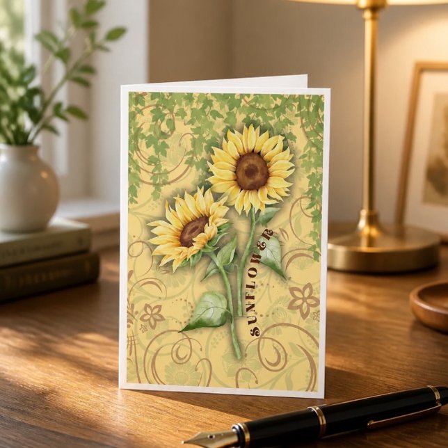 Sonnenblumen II Mitteilungskarten (Von Creator hochgeladen)