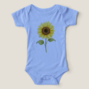 Sonnenblumen-Illustration — Helle botanische Kunst