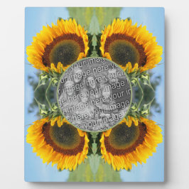 Sonnenblumen im Sonnenschein kreieren Ihr eigenes  Fotoplatte