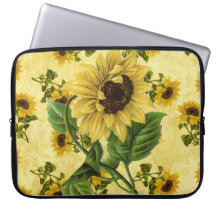 Sonnenblumen im Vintage-Stil