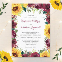 Sonnenblumen im Wasser Hochzeit an der Grenze