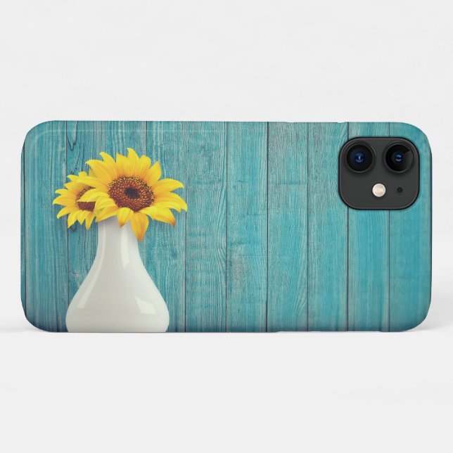 Sonnenblumen in einer Vase Case-Mate iPhone Hülle (Rückseite (Horizontal))