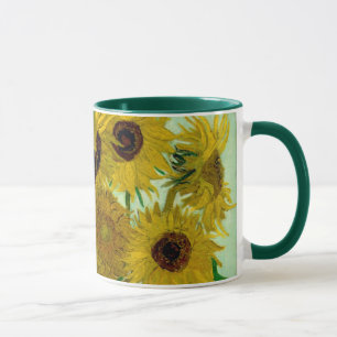 Sonnenblumen in einer Vase Van Gogh Fine Art Tasse