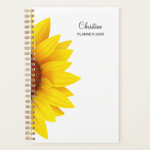 Sonnenblumen-Individuelle Name 2025 Planer