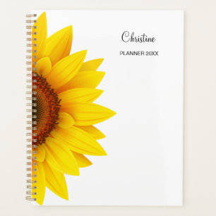Sonnenblumen-Individuelle Name 2025 Planer