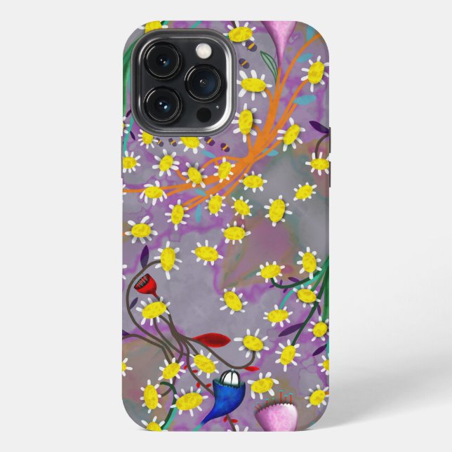 Sonnenblumen iPhone Hülle (Rückseite)