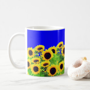 Sonnenblumen Kaffeemaschine Tasse Ukraine Flag Far