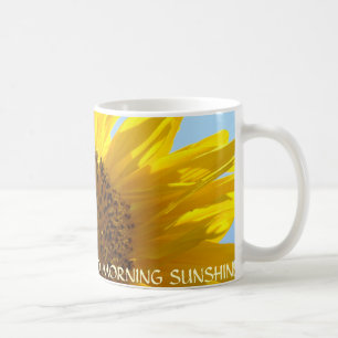 SONNENBLUMEN Kaffeetassen GUTEN MORGEN SONNENSCHEI