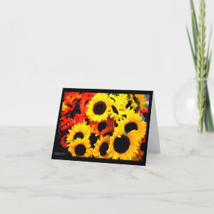Sonnenblumen Karte