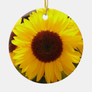 Sonnenblumen Keramik Ornament