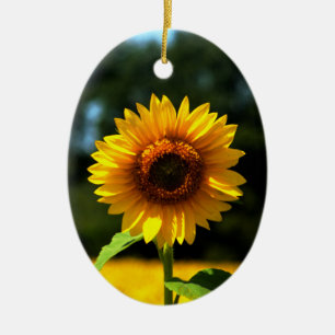 Sonnenblumen Keramik Ornament