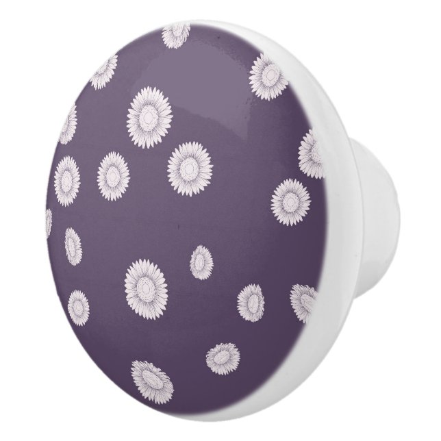 Sonnenblumen Keramikknauf (Rechts)