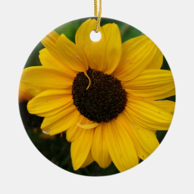 Sonnenblumen Keramikornament (Vorne)