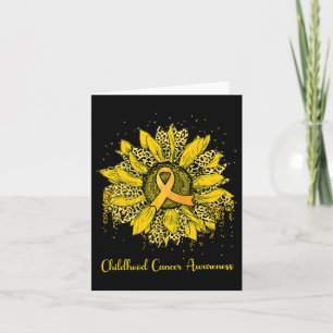Sonnenblumen Kinder Krebs Bewusstsein Gold Band L Karte